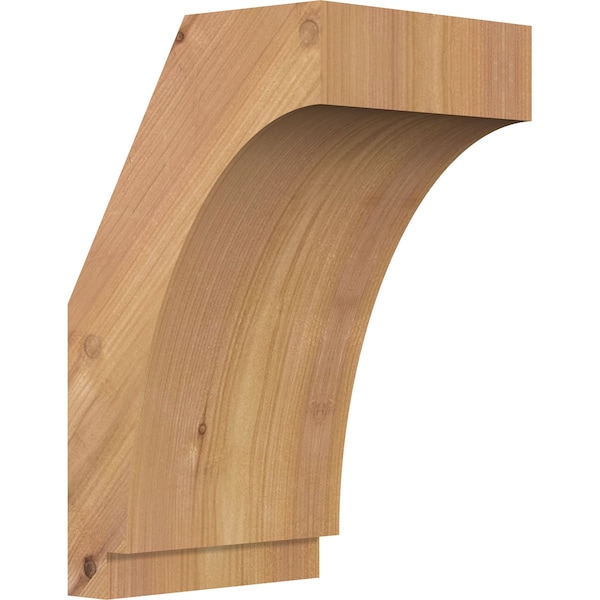 Ekena Millwork 5 1/2"W x 6"D x 10"H Imperial Smooth Knee Brace, Western Red Cedar BRC06X06X10IMP00SWR - main